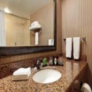 Embassy Suites Hotel Baltic Brown Granite Vanity Tops China | Hotel Granite Tops China | Affordable Hotel Vanity Tops